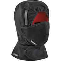 Ergodyne 16871 Doublure de casque de s&eacute;curit&eacute; d'hiver N-Ferno avec cache-bouche, Doublure en Molleton, Taille unique, Noir