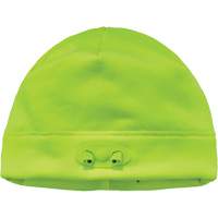 Ergodyne 16802 N-Ferno&reg; Skull Cap Beanie Hat with LED Lights, One Size, High-Visibility Lime Green