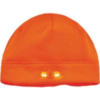 Ergodyne 16804 Bonnet N-Ferno &agrave; lumi&egrave;res DEL, Taille unique, Noir