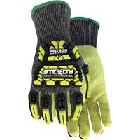 Watson Gloves 357TPR-L Stealth Dog Fight Impact & Cut Resistant Gloves, Large, Glass Fibre/HPPE/Nylon/Spandex Palm, Knit Wrist Cuff