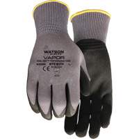 Watson Gloves 336-XXL Stealth Vapour Coated Gloves, 2X-Large, Foam PVC Coating, 15 Gauge, Nylon Shell