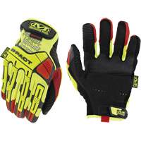 Mechanix Wear SMP-X91-008 Gants antichocs haute visibilit&eacute; D4-360 M-Pact, 8, Paume en Synth&eacute;tique, Poignet Boucle et crochet