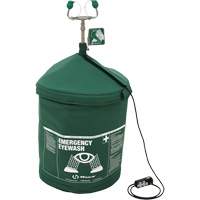 Haws 7603T Douche oculaire d'urgence portative en mat&eacute;riau tremp&eacute;, Pressuris&eacute;, Capacit&eacute; 15 gal., Conformit&eacute; ANSI Z358.1