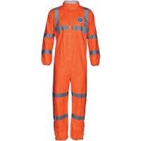 Dupont Personal Protection TY125SHV-MD HV High Visibility Coveralls with Collar, Medium, Orange, Tyvek&reg; 500