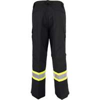 Coolworks CW2-BLAK38W32I All-Season High Visibility Ventilated Pants, Poly-Cotton, 38, Black