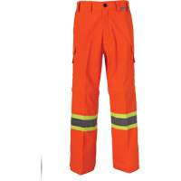 Coolworks CW2-ORGA36W34I All-Season High Visibility Ventilated Mining Pants, Poly-Cotton, 36, High Visibility Orange
