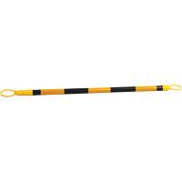 Retractable Cone Bar, 7'2" Extended Length, Black/Yellow SGS309 | TENAQUIP