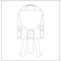 PIP Global Safety 1035134-VS Howard Leight  VeriShield Earmuffs Hardhat Adapter