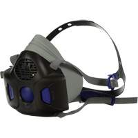 3M HF-802SD Secure Click HF-800 Series Half Facepiece Reusable Respirator, Silicone, Medium