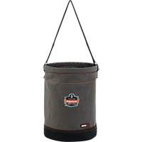 Ergodyne 14930 Arsenal&reg; 5930 Web Handle Hoist Bucket, Canvas, 12.5" Dia. x 17" H, 150 lbs. Load Rating