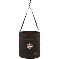 Arsenal<sup>®</sup> 5970 Swiveling Hook Hoist Bucket, Nylon, 12.5" Dia. x 15" H, 100 lbs. Load Rating  SGS624 | TENAQUIP