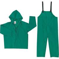 Mcr Safety 3882X9 Ensemble imperm&eacute;able avec limite dinflammabilit&eacute; Dominator, 9T-Grand, Vert