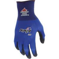 Mcr Safety N9696L Ninja&reg; Lite Coated Gloves, Large, Polyurethane Coating, 18 Gauge, Nylon Shell