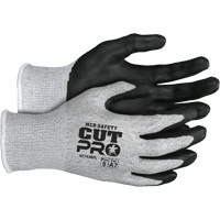 Mcr Safety 92743BPM Safety Cut Pro Cut Resistant Gloves, Size Medium, 13 Gauge, Bi-Polymer Coated, HPPE Shell, ASTM ANSI Level A7