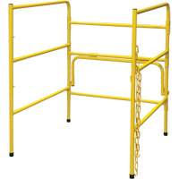 Zenith Safety Products SGT124 Manhole Guard Rail, Steel