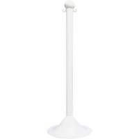 Light-Duty Stanchion, 41" High, White  SGT149 | TENAQUIP