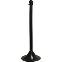 Mr. Chain 91503 Light-Duty Stanchion, 41" High, Black