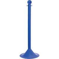 Mr. Chain 91506 Poteau pour service l&eacute;ger, Hauteur de 41", Bleu