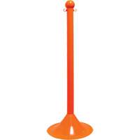 Mr. Chain 91512 Poteau pour service l&eacute;ger, Hauteur de 41", Orange