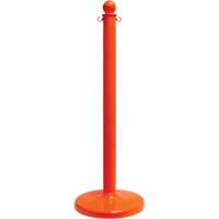 Mr. Chain 96412 Poteau pour service moyen, Hauteur de 40", Orange