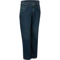 Bulwark PSJ4SD-33-32 Men's Straight Fit Stretch Jeans, 33 Waist