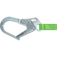 PIP Global Safety M1FSFR-WS4C Longe &agrave; amortisseur de choc Miller HP, 4', Point d'ancrage &agrave; Crochet d'armature verrouillable, Mousqueton verrouillable aux jambes, Polyester
