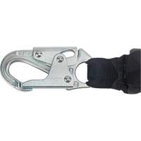 PIP Global Safety M1FSFR-WS4C Longe &agrave; amortisseur de choc Miller HP, 4', Point d'ancrage &agrave; Crochet d'armature verrouillable, Mousqueton verrouillable aux jambes, Polyester