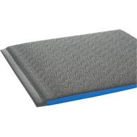 Mat Tech WBZ035GP Wear-Bond Comfort-King Ergonomic Mats, Pebbled, 3' x 5' x 9/16", Grey, Vinyl Foam