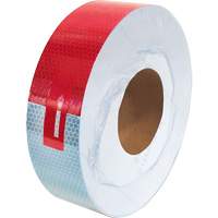 Conspicuity Tape, 2" W x 150' L, Red & White SGU269 | TENAQUIP