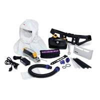 3M TR-800-ECK Versaflo Powered Air Purifying Respirator Easy Clean Kit, Loose Fitting Hood & Faceshield, Lithium-Ion Battery