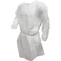 Isolation Gown, One Size, White, Polypropylene SGU408 | TENAQUIP