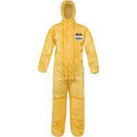 Lakeland CT1S428-2X ChemMax&reg; 1 Coveralls, Polyethylene/Polypropylene, 2X-Large, Yellow