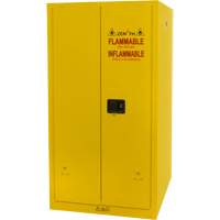 Zenith Safety Products SGU467 Flammable Storage Cabinet, 60 gal., 2 Door, 34" W x 65" H x 34" D