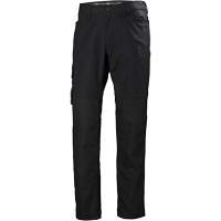 Helly Hansen 77466-990-32/32 Oxford Service Pants, Poly-Cotton, Black, Size 32, 32 Inseam
