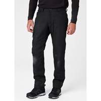 Helly Hansen 77466-990-32/32 Oxford Service Pants, Poly-Cotton, Black, Size 32, 32 Inseam
