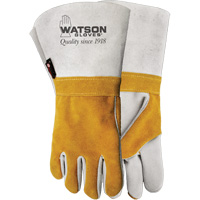 Watson Gloves 1034T-12 Wopper Welder's Gloves, Split Cowhide, Size 12
