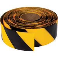 Incom Top Tape & Label AS350 Ruban de marquage tr&egrave;s r&eacute;sistant pour plancher ArmorStripe, 3" x 100', PVC, Noir et jaune
