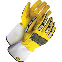 Bob Dale Gloves 20-1-10696-M Gants de conducteur Deny avec protecton contre les chocs, Moyen, Paume en Ch&egrave;vre, Poignet Manchette