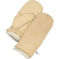Bob Dale Gloves 50-9-227-XL Mitaines doubl&eacute;es traditionnelles en cuir fleur, Taille T-Grand, Mitaine
