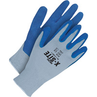 X-Site™ Gloves, 7, Latex Coating, Polyester/Cotton Shell  SGV109 | TENAQUIP