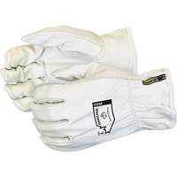 Superior Glove Works Ltd. 378A-L Gants de conducteur Endura en cuir, Grand, Paume en Cuir fleur de vache