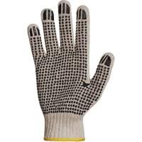 Superior Glove Works Ltd. SQD-S Gant en tricot avec pois de PVC Sure Grip, Poly/coton, Un c&ocirc;t&eacute;, Calibre 7, Petit
