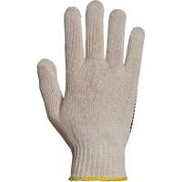 Superior Glove Works Ltd. SQD-S Gant en tricot avec pois de PVC Sure Grip, Poly/coton, Un c&ocirc;t&eacute;, Calibre 7, Petit