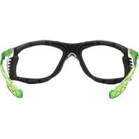 3M SCCS01SGAF-GRN-F Lunettes de s&eacute;curit&eacute; de s&eacute;rie Solus CCS, Lentille Transparent, Antibu&eacute;e/Anti-&eacute;gratignures, R&eacute;pond ou surpasse la norme CSA Z94.3