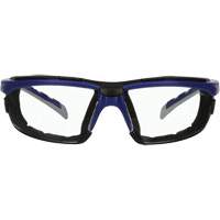 3M S2001SGAF-BGR-F Solus 2000 Series Safety Glasses, Clear Lens, Anti-Fog/Anti-Scratch, ANSI Z87+