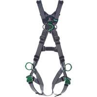 MSA 10195046 V-Fit Full Body Harness, CSA Certified, Class ADLP, Large/Medium, 400 lbs. Cap.