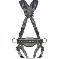 MSA 10195126 V-Fit Full Body Harness with Shoulder Pads, CSA Certified, Class ADLP, Large/Medium, 400 lbs. Cap.