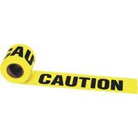 Irwin 66200 Irwin&reg; Strait-Line&reg; Barrier Tape, English, 3" W x 300' L, 2 mils, Black on Yellow