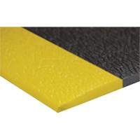 Edgewood Matting ASP970305 Airsoft Anti-Fatigue Mat, Pebbled, 3' x 5' x 3/8", Black/Yellow, PVC Sponge