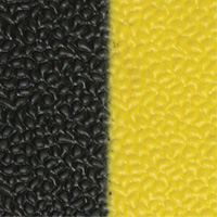 Edgewood Matting ASP970305 Airsoft Anti-Fatigue Mat, Pebbled, 3' x 5' x 3/8", Black/Yellow, PVC Sponge